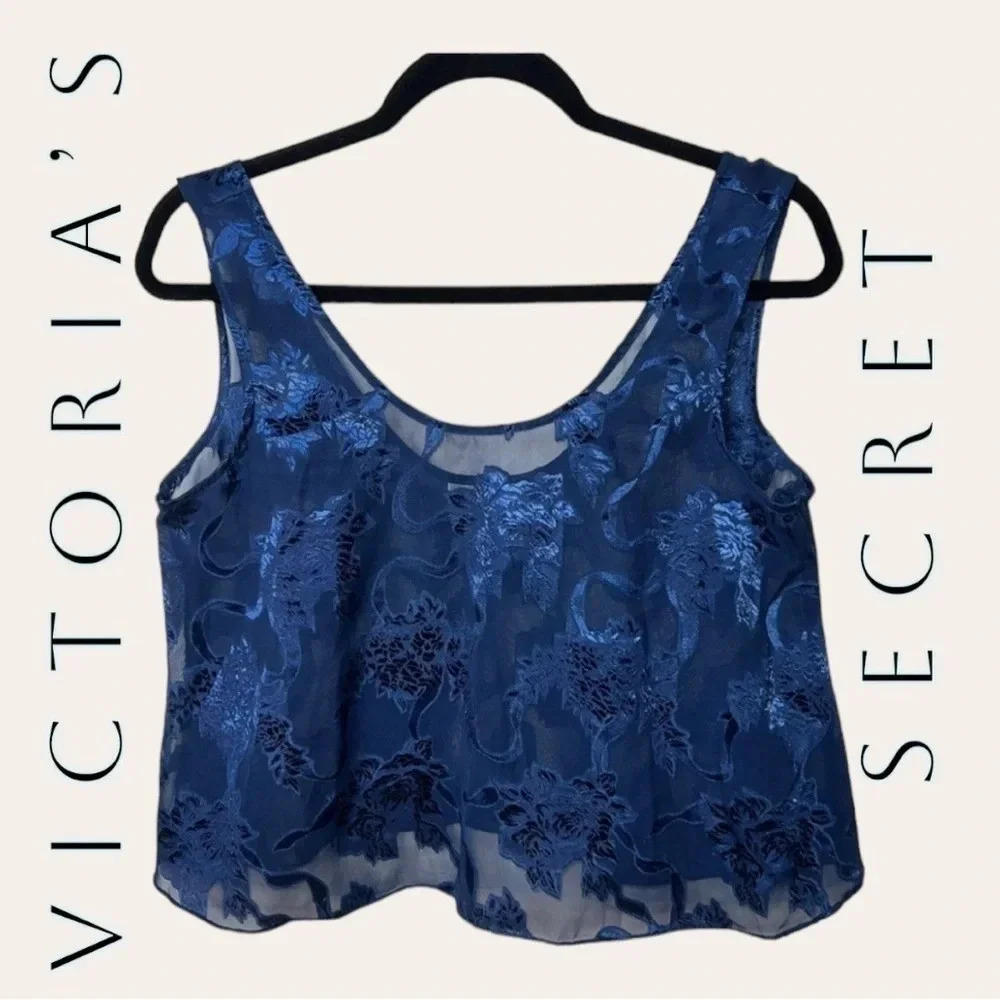 0194. VINTAGE VICTORIA SECRETS GOLD LABEL SHEER TOP‎ SIZE SMALL